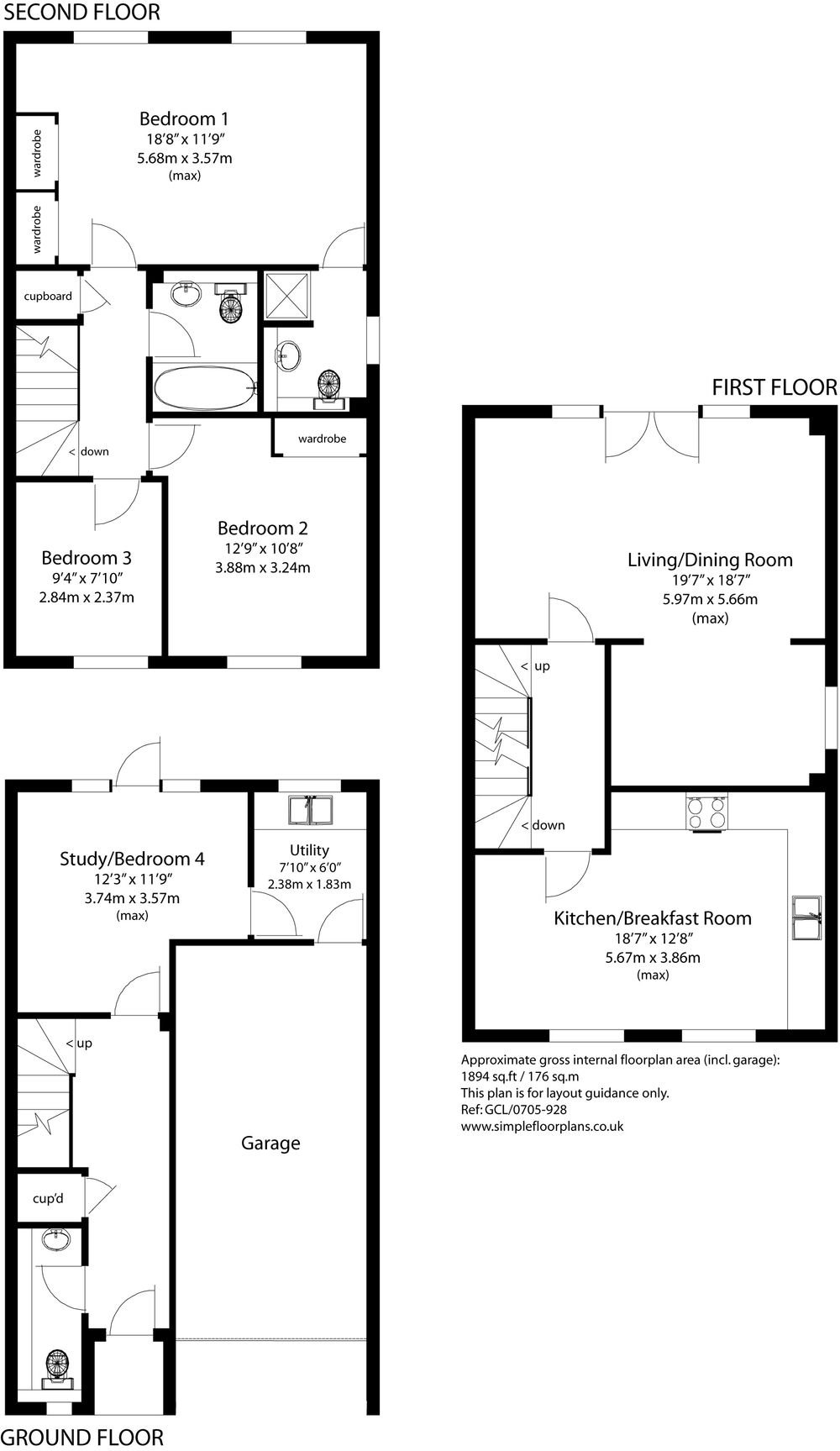 3 bedroom house to rent in Lovelace Villas a Albany Crescent, Claygate